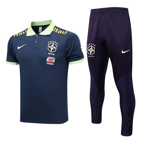 Polo Brasil Conjunto Completo 2023-2024 Azul 2